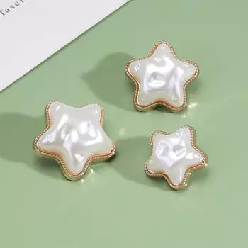 Пуговицы Высококачественный жемчужный женский топ пальто куртка свитер кардиган Декоративные пуговицы Универсальные пуговицы 2 #* 17mm * pattern