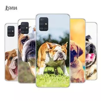 Pugs Dog Fashion For Samsung Galaxy A01 A11 A12 A22 A21S A31 A41 A42 A51 A71 A32 A52 A72 A02S Soft Phone Case Samsung A01