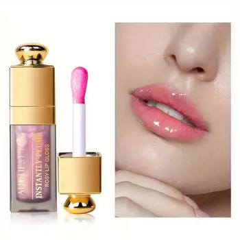 Пухлая нежная красная глазурь для губ, питательная и увлажняющая, антипригарная глазурь для губ, не теряет цвета, стеклянная помада для губ, блеск для губ 10g