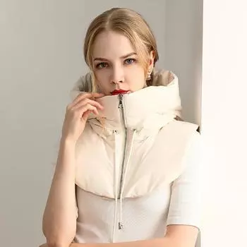 Пуховая хлопковая холодная шапка теплая с пальто с ложным воротником шапка утолщенная ветрозащитная для велоспорта на открытом воздухе для мужчин и женщин с одинаковой головной убор