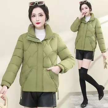 Пуховая хлопковая куртка для женщин. Зимняя одежда. Новая хлопковая куртка для маленьких мужчин. Модная легкая маленькая хлопковая куртка. Короткое и толстое пальто. XXXL