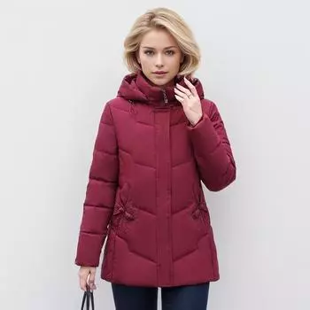 Пуховая хлопковая одежда женская высококачественная хлопковая утепленная одежда с вышивкой в китайском стиле утолщенная теплая куртка с капюшоном прилив XL чёрный