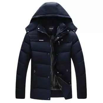 Пуховая стеганая куртка для мужчин среднего и молодого возраста, стеганая куртка, зимняя куртка, верх 2XL армия зеленый