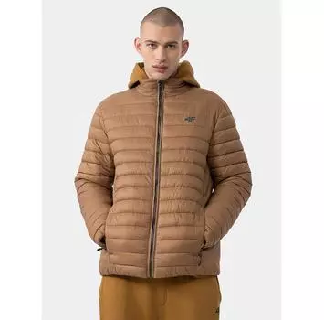 Пуховик 4F 4FAW23TDJAM239 коричневый Regular Fit XL