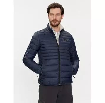 Пуховик Aeronautica Militare 241AB2142CT3246 синий Regular Fit EU 48