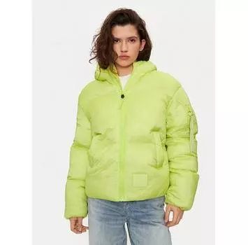 Пуховик Alpha Industries 148006 зеленый Regular Fit L
