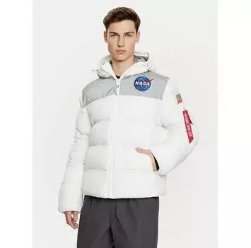 Пуховик Alpha Industries 148135 белый Regular Fit XL
