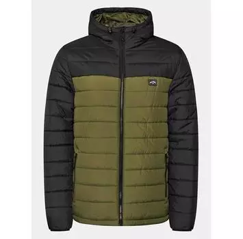 Пуховик Billabong Surf Check EBYJK00115 зеленый Regular Fit S