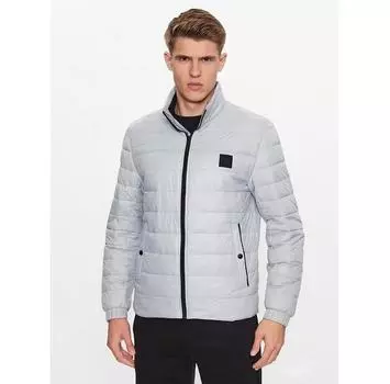 Пуховик Boss 50496766 серый Regular Fit EU 48
