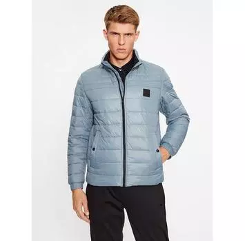 Пуховик Boss 50496766 синий Regular Fit EU 48