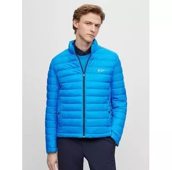 Пуховик Boss Calanos 50481548 синий Regular Fit 50