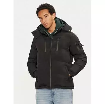 Пуховик Brave Soul MJK-BROCKHALLCRI черный Regular Fit L