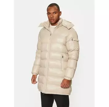 Пуховик Brave Soul MJK-JAREDLONGSTN бежевый Regular Fit S