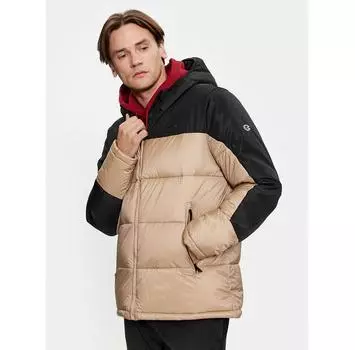 Пуховик Champion Hooded 219190 бежевый Regular Fit XL