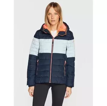Пуховик CMP 32Z4176 синий Relaxed Fit EU 38