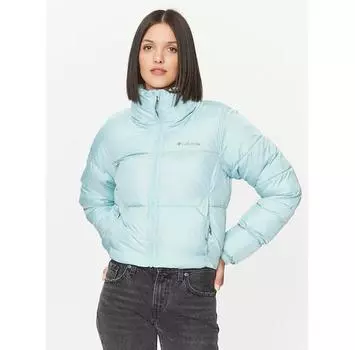 Пуховик Columbia Puffect™ Cropped зеленый Regular Fit L