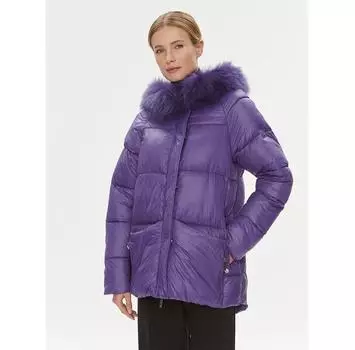 Пуховик Fracomina FJ23WC3001O42301 фиолетовый Regular Fit XS