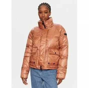 Пуховик Frieda & Freddies 3703 коричневый Regular Fit EU 40
