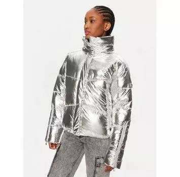 Пуховик Frieda & Freddies 3743 серебристый Regular Fit EU 36