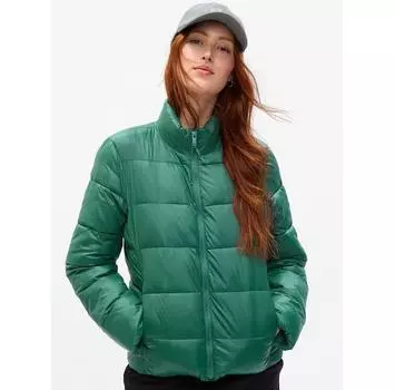 Пуховик Gap 724309-04 зеленый Regular Fit S