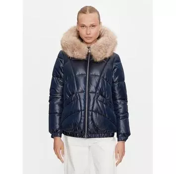 Пуховик Geox Backsie W4628S T2843 F1624 синий Regular Fit EU 42