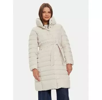 Пуховик Geox Catria W4626N T3156 F1723 бежевый Regular Fit EU 44