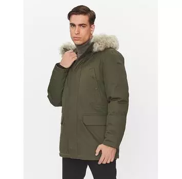 Пуховик Geox Norwolk M3628F T2951F 3415 зеленый Regular Fit EU 48