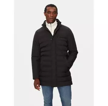 Пуховик Geox Sile M4628T T3140 F9000 черный Regular Fit EU 48