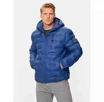 Пуховик INDICODE Bolonzo 15-866 синий Regular Fit S