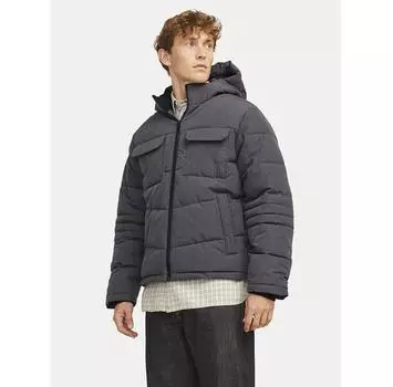 Пуховик Jack&Jones Build 12256858 серый Regular Fit L