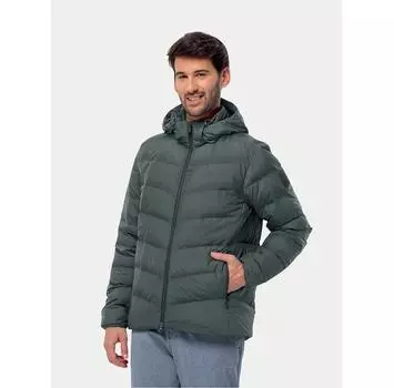 Пуховик Jack Wolfskin Colonius Jkt 1207431 зеленый Regular Fit L