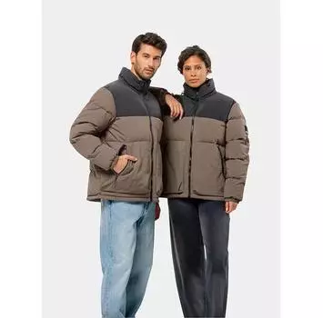 Пуховик Jack Wolfskin Dellbrueck Jkt 1207561 коричневый Regular Fit M