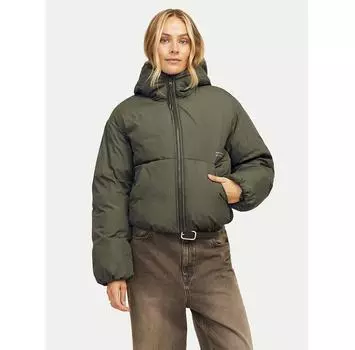 Пуховик JJXX Olly 12258743 зеленый Regular Fit L