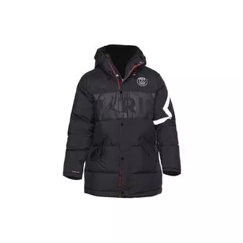 Пуховик Jordan Paris Saint-Germain Зимняя мужская верхняя одежда Черный BQ8372-010 XXXL