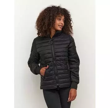 Пуховик Kaffe Lira 10507222 черный Regular Fit EU 36
