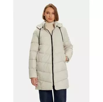 Пуховик Kaffe Susanne 10508810 бежевый Regular Fit EU 44