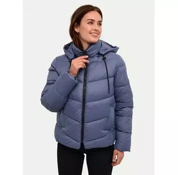 Пуховик Kaffe Susanne 10508811 синий Regular Fit EU 40