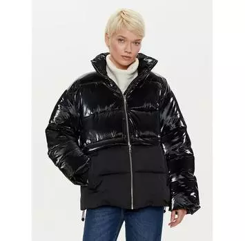 Пуховик Karen by Simonsen Paisley 10105002 черный Oversize EU 40