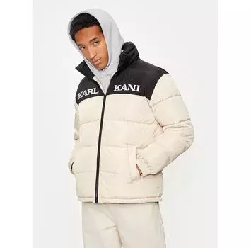 Пуховик Karl Kani Retro Essential 60760010 бежевый Regular Fit S