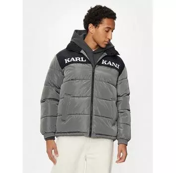 Пуховик Karl Kani Retro Essential 60760013 серый Regular Fit S