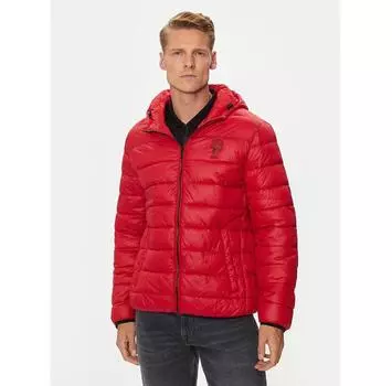 Пуховик KARL LAGERFELD Blouson 505090 543590 красный Regular Fit EU 48