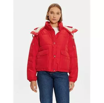 Пуховик Lee 112355190 красный Relaxed Fit XL