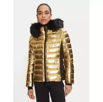 Пуховик LOLA CASADEMUNT LF2401008 золотистый Regular Fit S