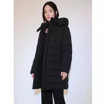 Пуховик Mango Bego 77098262 черный Regular Fit S