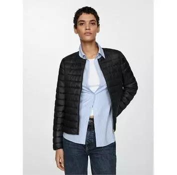 Пуховик Mango Blandi 77015636 черный Regular Fit M