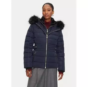 Пуховик Morgan 242-GIPITI синий Regular Fit EU 36