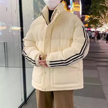 Пуховик мужской большого размера с белым утиным пухом зимняя мужская куртка рабочая мужская повседневная куртка L