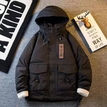 Пуховик мужской новый зимний модный бренд горная куртка куртка M