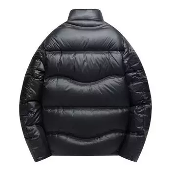 Пуховик мужской среднего возраста зимняя новая утолщенная короткая стойка воротник мужская куртка 90 белый утиный пух пуховая мужская одежда M