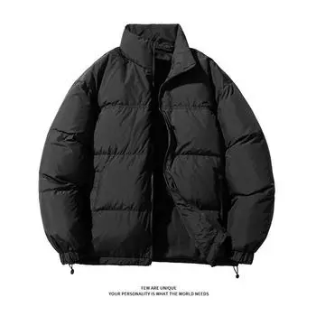 Пуховик мужской зимний новый мужской 90 Белый утиный пух Теплый тренд Повседневная свободная универсальная куртка S
